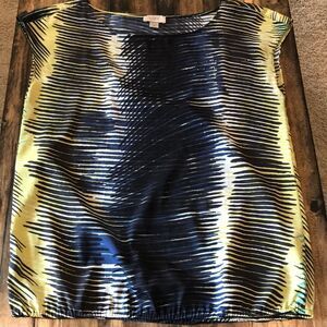 Cap Sleeve Dress Top Womens Medium